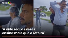 Ator da Globo toma enquadro real ao gravar cena de assalto: ‘Mão na cabeça’