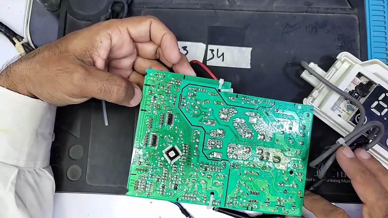 #1155 Kenwood Dc inverter ac 33 34 39 error outdoor pcb Dc inverter ac pcb best repairing channel Babar - Babar Electronics HVACR (720p, h264, youtube)