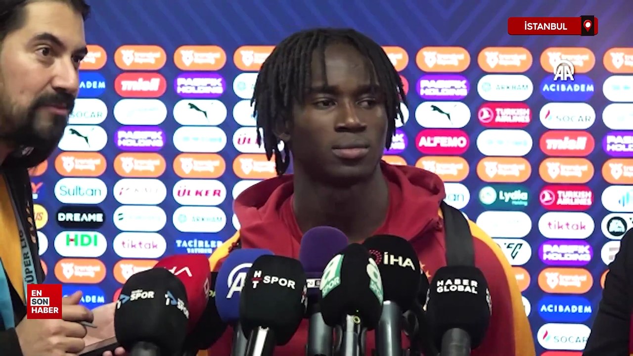 Galatasaraylı futbolcu Renato Nhaga açıklamalarda bulundu