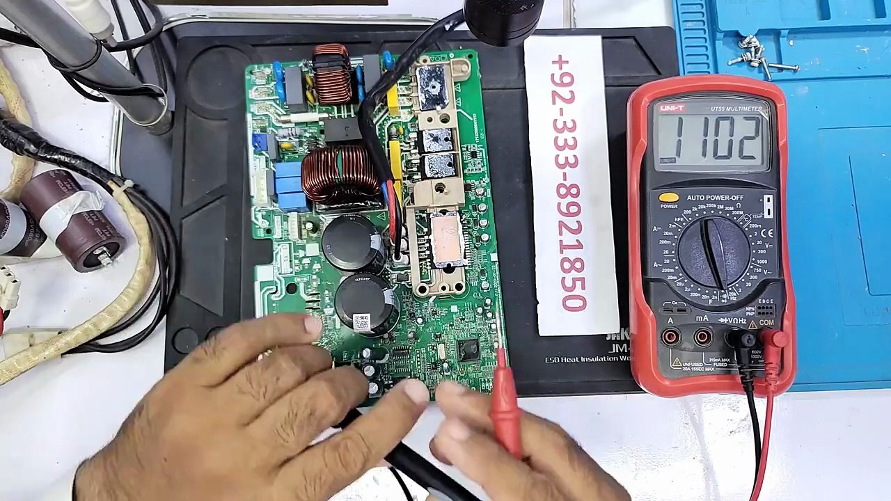 PEL Dc inverter ac P4 E1 error outdoor pcb Dc inverter ac pcb best repairing channel BabarElectronic - Babar Electronics HVACR (720p, h264, youtube)