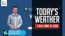 Today's Weather, 5 A.M. | Mar. 15, 2026
