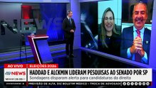 Haddad e Alckmin lideram intenções de voto para o Senado em SP; especialista analisa