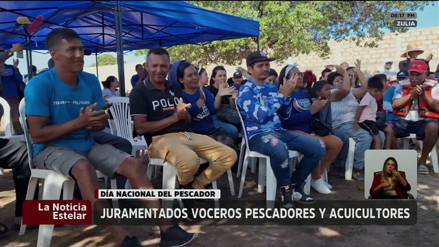 Zulia | Juramentación de los voceros de la Unión Nacional de Pescadores y Acuicultores