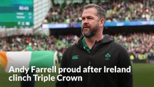 Andy Farrell proud after Ireland clinch Triple Crown with win over Scotland