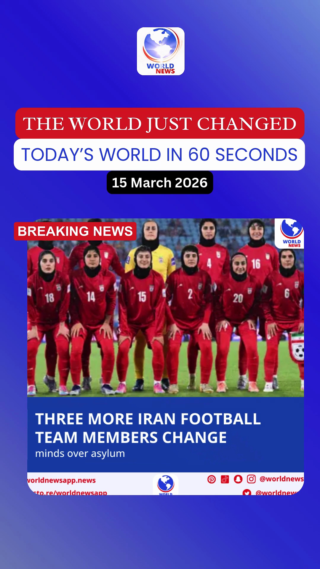 Three more Iran football team members change minds over asylum