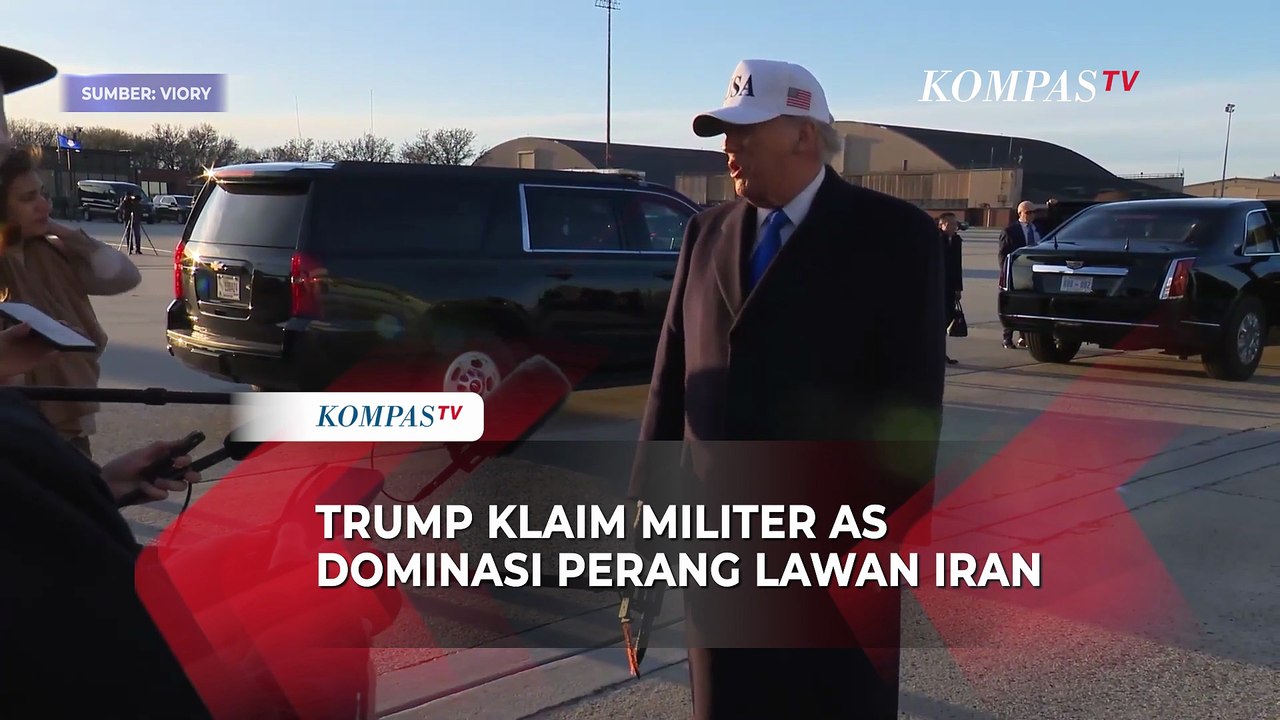 Donald Trump Klaim Militer AS Dominasi Perang Lawan Iran: Sebagian Militer Mereka Hilang!