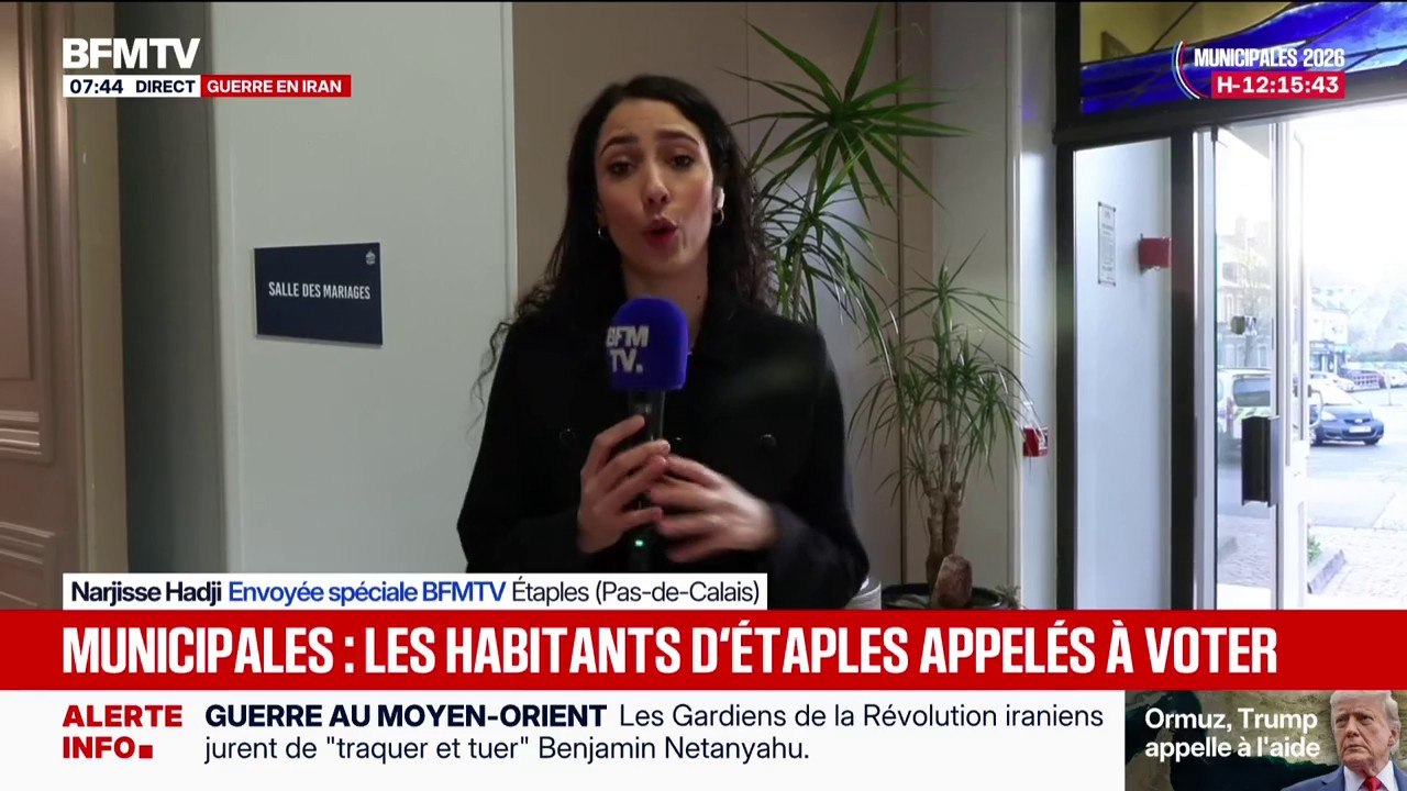 Municipales: le bureau de vote d'Étaples se prépare à accueillir les électeurs