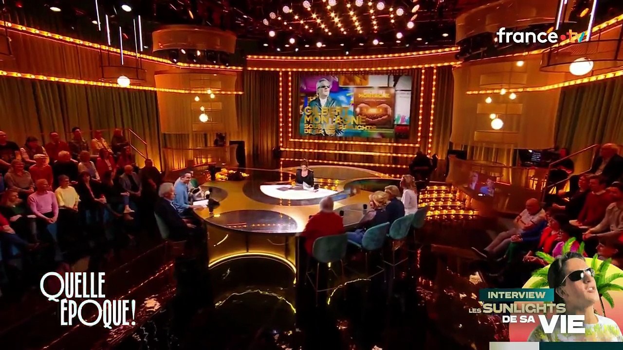 Gilbert Montagné explique dans "Quelle époque" sa façon de percevoir le monde en tant que personne aveugle : lui qui fait du ski, a piloté un avion de ligne et rêve de conduire !