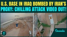 Iran Proxy BOMBS U.S Base in Iraq | Iran-Backed Fighters FIRE Small FPV Drone in CHILLING ATTACK