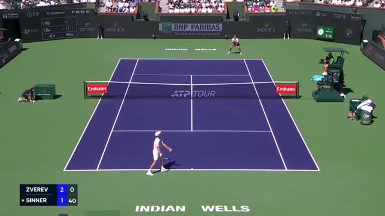 Indian Wells - Sinner en finale