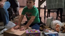 Little boy’s festive joy multiplies as he receives a PS5 on Christmas