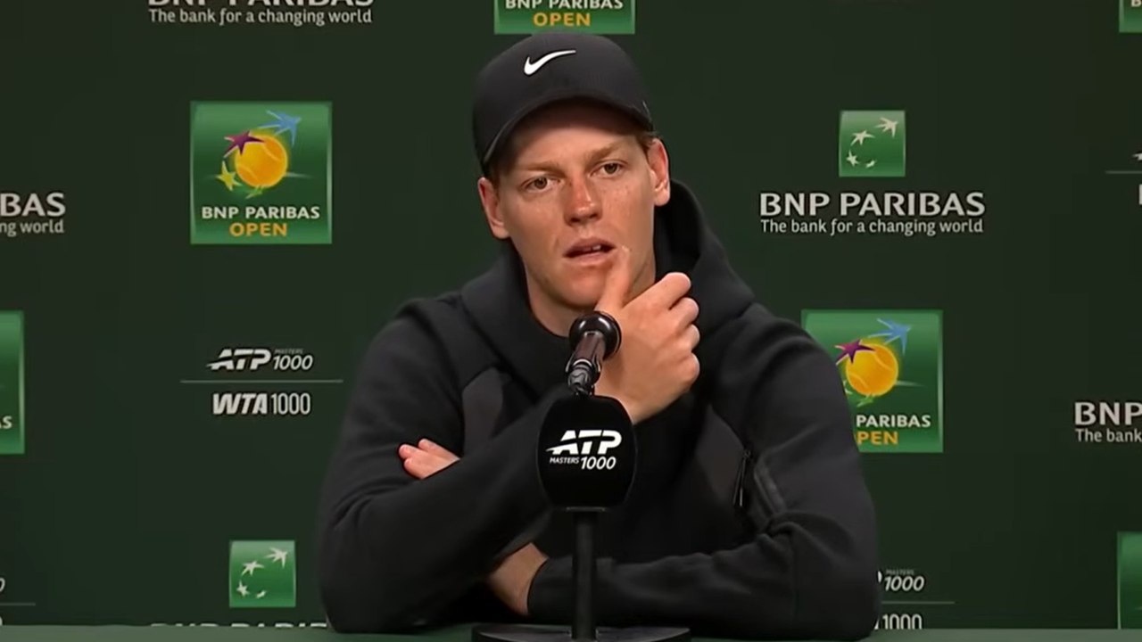 BNP Paribas Open 2026 - Jannik Sinner : "J'avais un peu mal au dos avant le match"