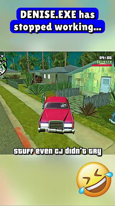 GTA San Andreas Funny Moment – DENISE.EXE has stopped working...😎💀🔥| PC vs Console Meme (Part 352)