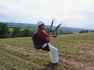 Gonflage sur le Champ par Vent Fort