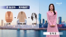 [날씨]일교차 10도 이상…내일 대부분 초미세먼지 ‘나쁨‘