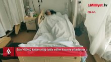 Eşini 4'üncü kattan attığı iddia edilen koca ve arkadaşına gözaltı