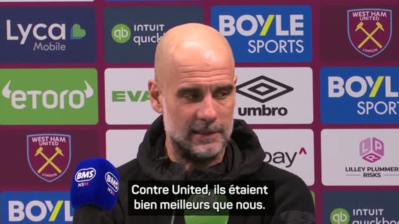 Man. City - Guardiola : ''Le football est imprévisible''