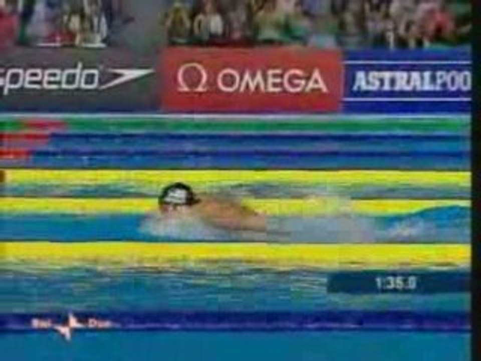 Phelps 200m Papillon Melbourne.Australie 2007 Mars