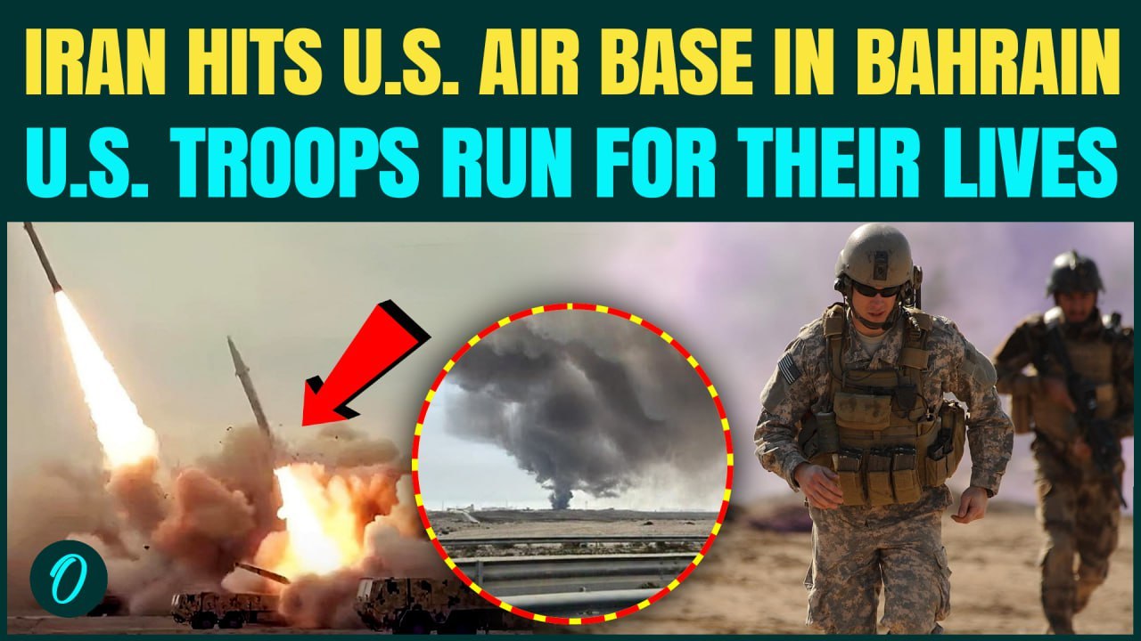 Iran HITS U.S. Air Base in Bahrain | U.S. Troops RUN for Cover? Mojtaba Khamenei’s Order in Action