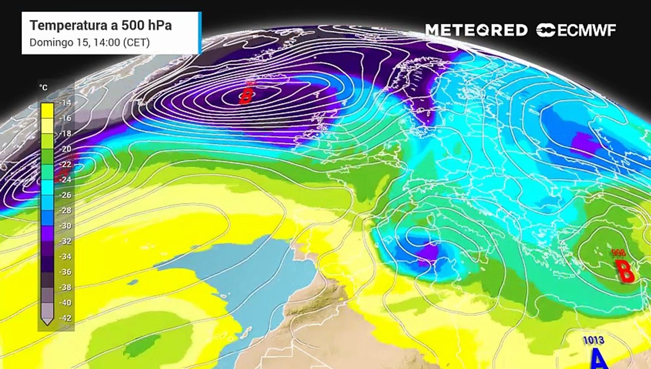 Una borrasca fría condicionará el tiempo en España