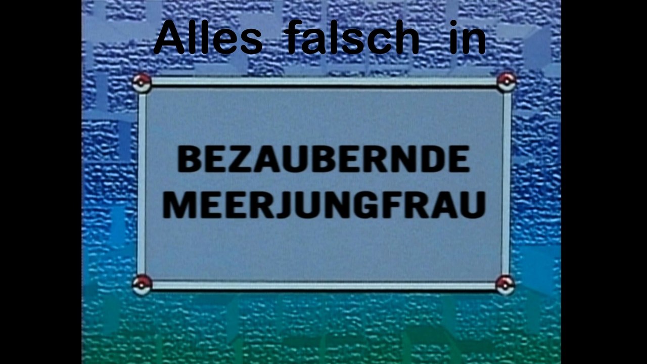 Alles Falsch in Pokémon: Episode 60 (Bezaubernde Meerjungfrau)
