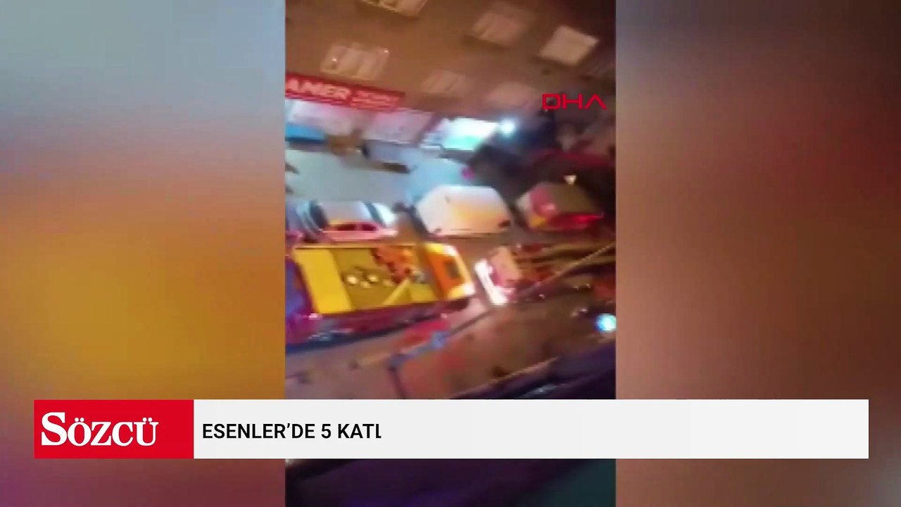 Esenler’de 5 katlı binada çıkan yangında ölü bulundu