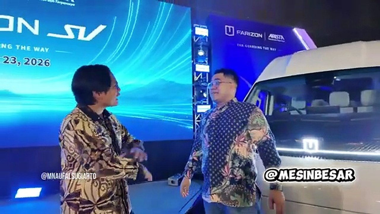 Launching Mobil Komersial Listrik Pertama di Indonesia Farizon SV!