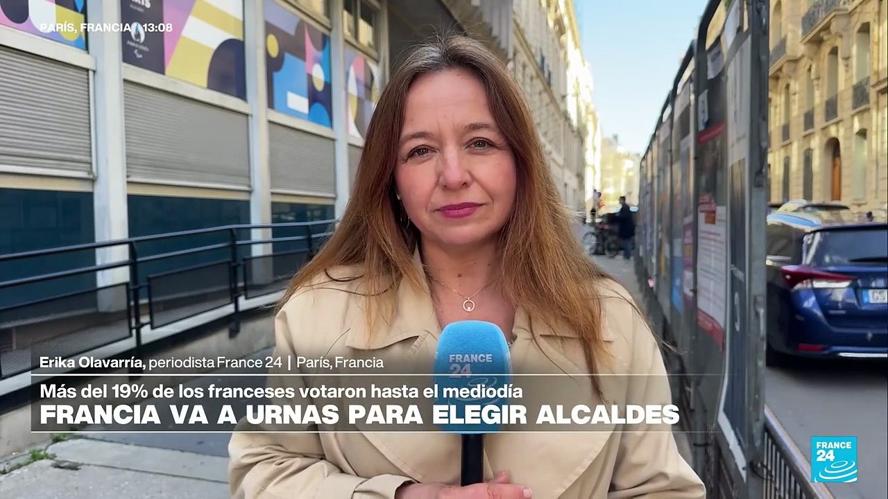 Informe desde París: la participación supera el 19% en las elecciones municipales en Francia