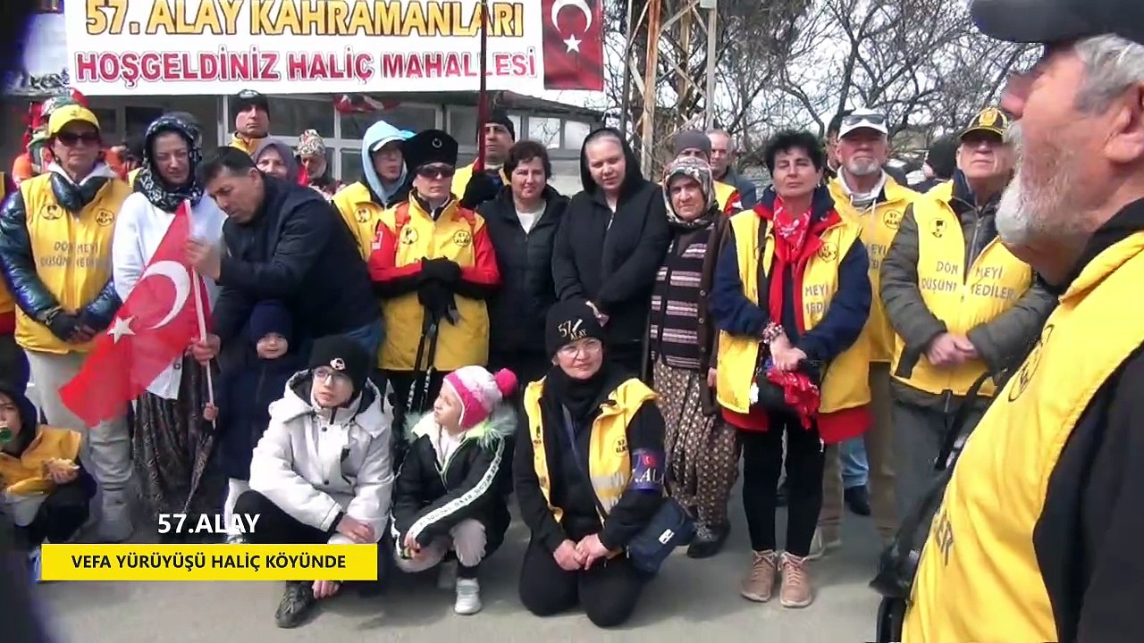 Kahraman 57.Alay'a vefa yürüyüşü