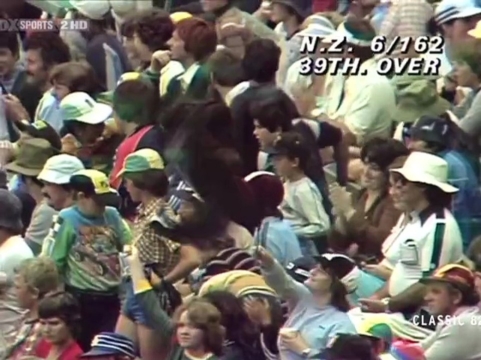1983 Benson and Hedges World Series Australia vs New Zealand, 1st Match at Melbourne, Jan 09 1983