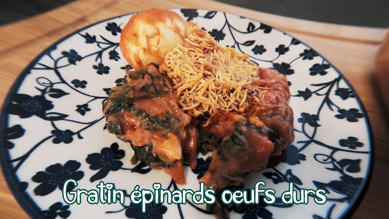 🥚 Gratin d’œufs durs aux épinards 🥬✨ Le gratin mijoté familial qui fait aimer les épinards