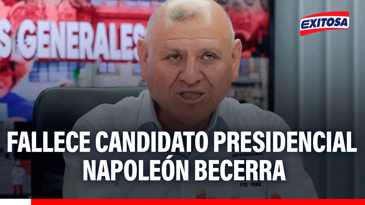 Fallece en accidente en Ayacucho el candidato presidencial Napoleón Becerra