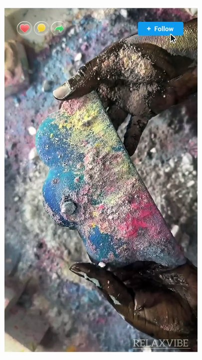 Oddly Satisfying Chalk Crushing | No Talking ASMR | Relax Vibe