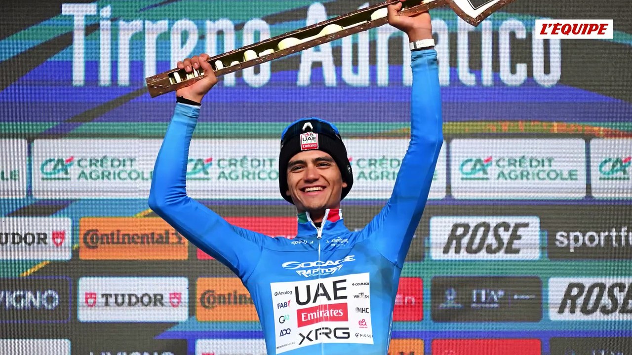 Isaac Del Toro vainqueur final de Tirreno-Adriatico, au terme d'une 7e étape remportée au sprint par Jonathan Milan - Cyclisme - Tirreno-Adriatico