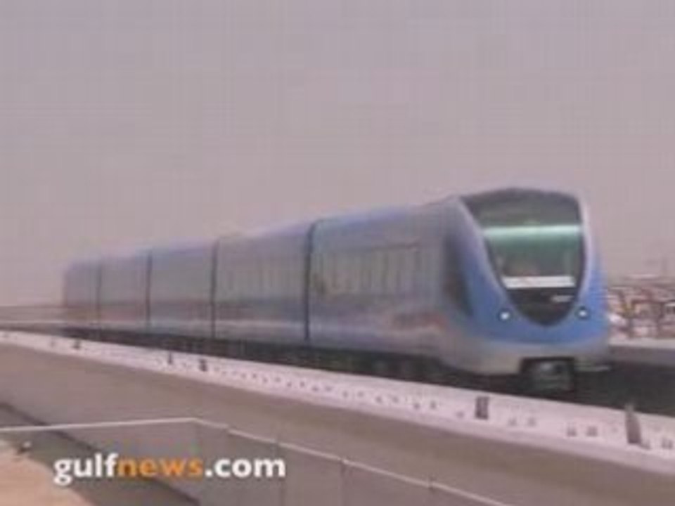 Dubai metro test