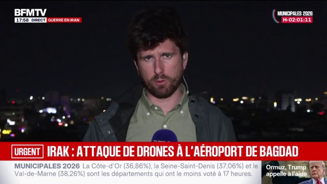 Guerre au Moyen-Orient: une base militaire américaine proche de l'aéroport de Bagdad visée par une attaque de drones et de roquettes