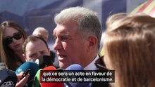 Barcelone - Laporta regrette des "attaques injustifiées" lors des élections blaugranas