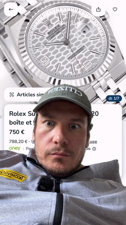 750€ la dernière #rolex ?