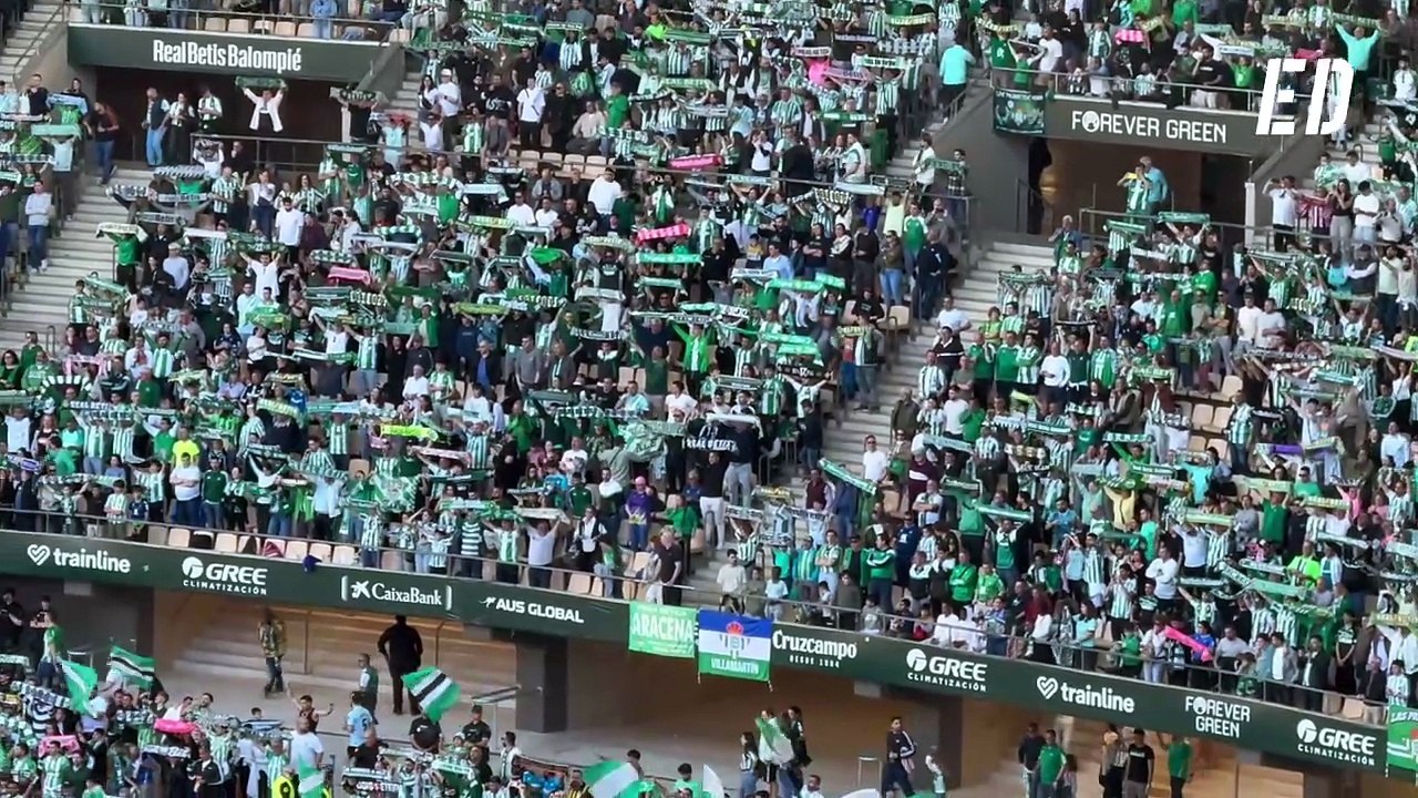 Así ha sonado el himno del Real Betis frente al...