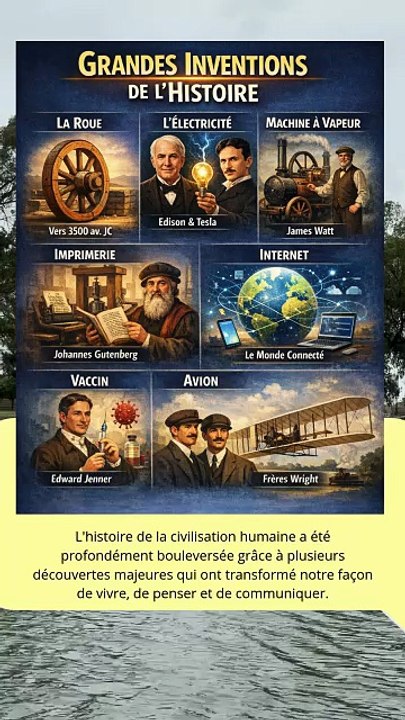 Découvertes importantes dans l'histoire mondiale
