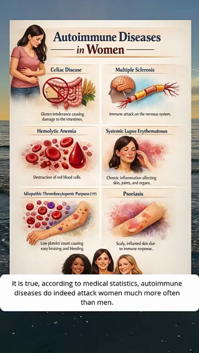 Is it true that autoimmune diseases are more common in women
