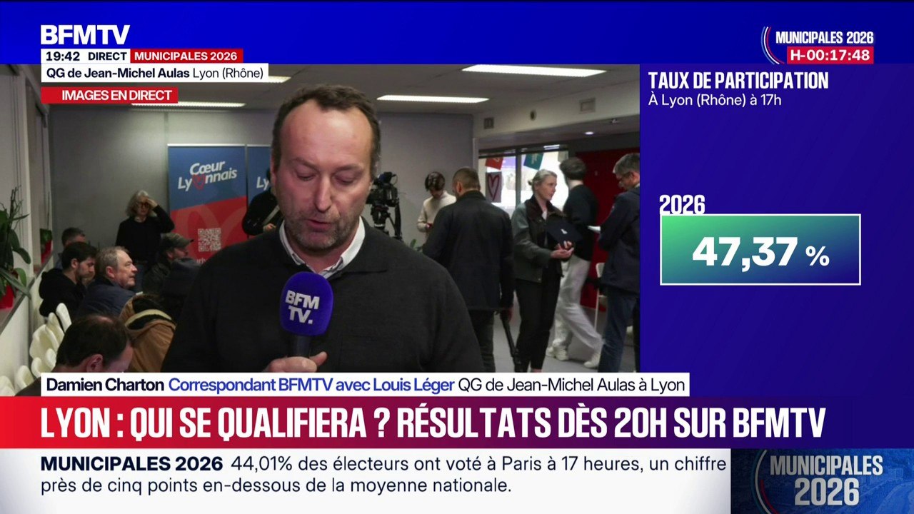 Municipales 2026 à Lyon: 65,29% de taux de participation à 19h