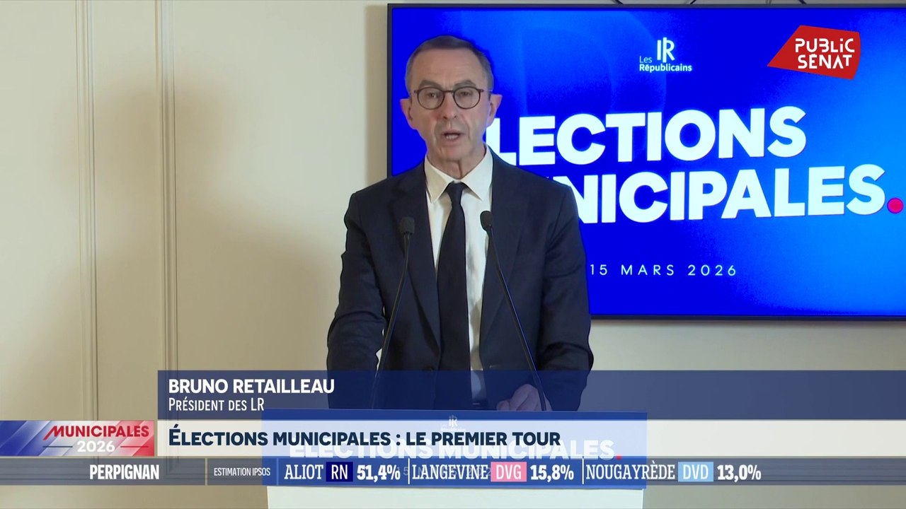 Municipales : « La droite est la première force politique locale », se félicite Bruno Retailleau
