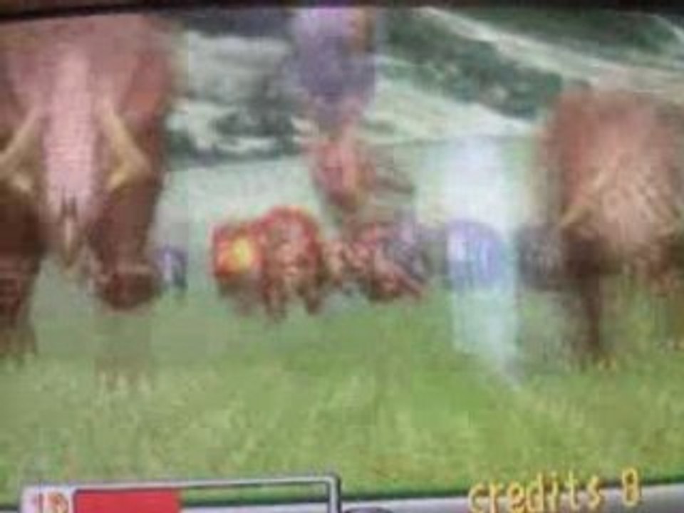 Jurassic park sur mame (borne d'arcade)