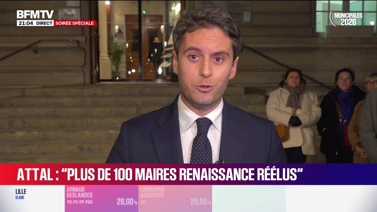 Municipales 2026: Gabriel Attal évoque "un moment de vérité dans l'entre-deux tours" face à "la progression inédite de l'extrême droite et de l'extrême gauche