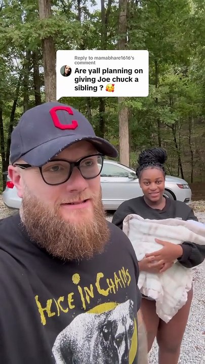 Replying to @mamabhare1616 Looks like Joe Chuck’s going to have four siblings #marriedlife #couples #interracialcouple #westvirginia