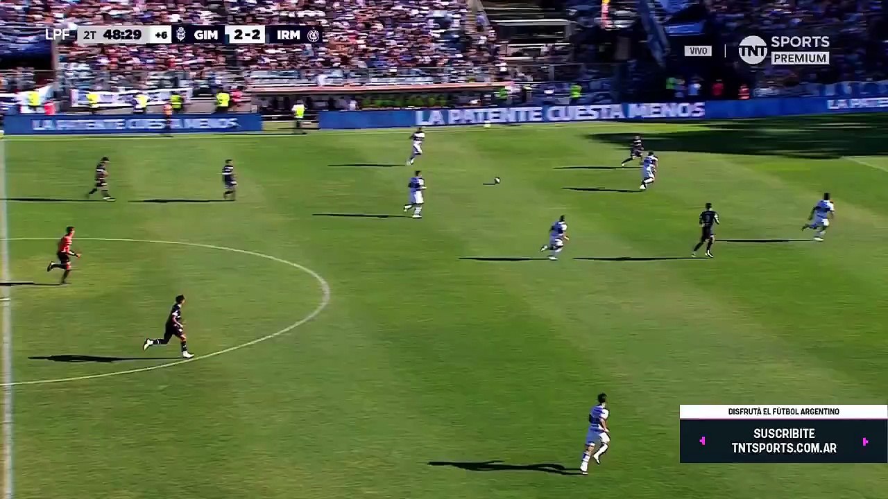Gimnasia 2 - 3 Independiente Rivadavia: el gol de Martínez en contra