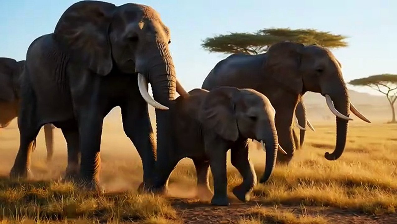 Baby Elephant First Steps