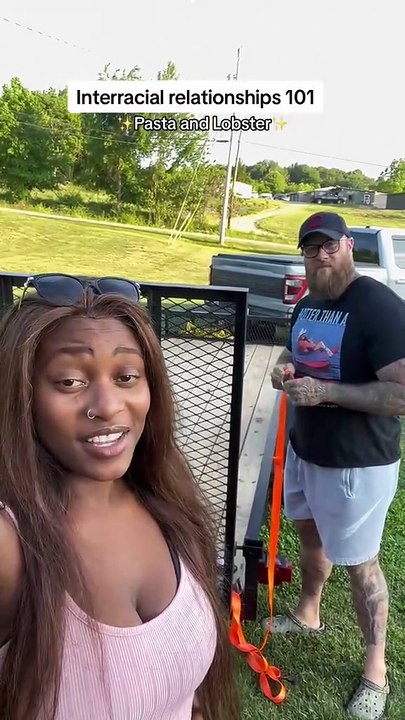 Replying to @drakolarter when you have a white boy on your roster but he doesnt feed you pasta and lobster #marriedlife #couples #interracialcouple #wv