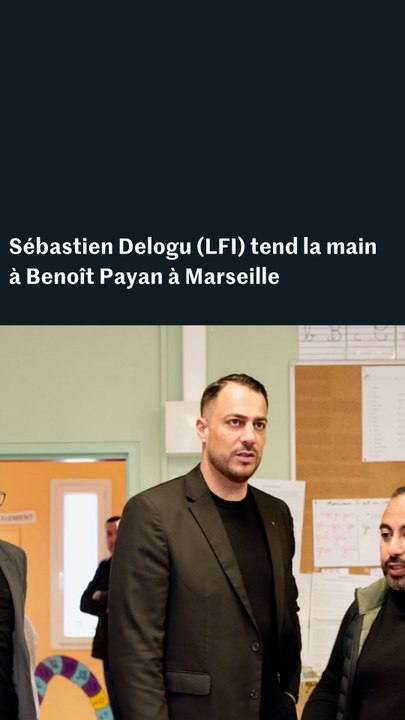 Sébastien Delogu (LFI) tend la main à Benoît Payan à Marseille